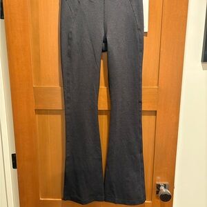 lululemon athletica Black Softy Suedey Split-Hem HR Mini Flare Pants Size 8 NWT